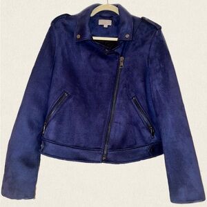 100% Suede Biker Jacket